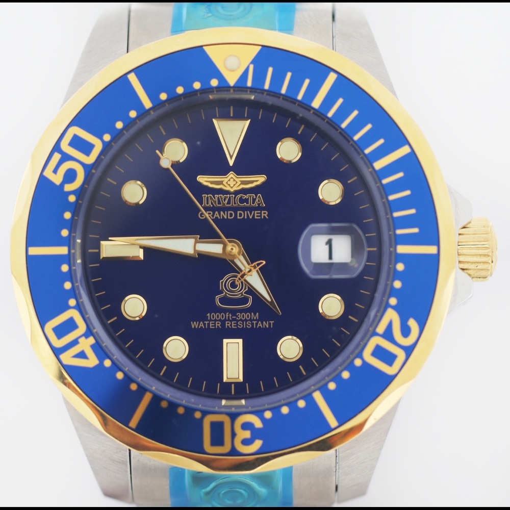 Invicta Pro Diver Stainless Steel Two Tone Watch - Picture 3 of 5